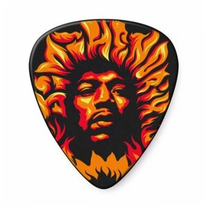 Dunlop JHP14HV Jimi Hendrix Voodoo Fire Набор медиаторов (6шт)