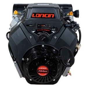 Двигатель бензиновый Loncin LC2V80FD (H type) (30л. с, 764куб. см, V-образн, вал 25мм, ручной и электрический старт, катушка 20А)