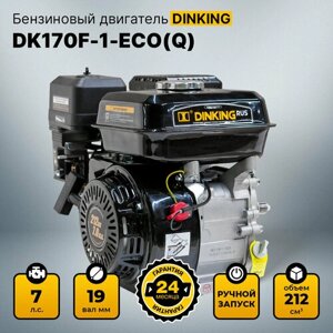 Двигатель Dinking DK170F-1-ECO (Q) (7л. с, 19мм вал, ручной стартер)