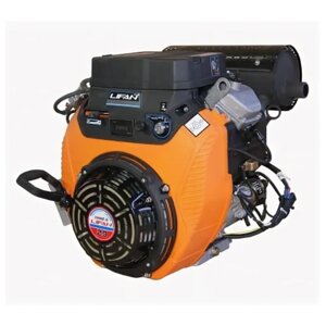 Двигатель LIFAN 29 л. с, 2V80FD-A (бенз, эл+ручн. ст-р)+полн. компл+катушка 240Вт; S-вал (прямой 25мм)