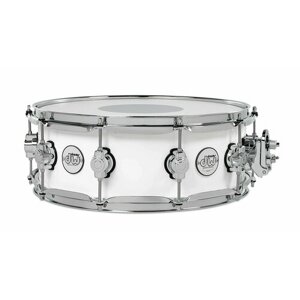 DW DDLG5514SSWH - Малый барабан Design Series 14"x5,5", белый