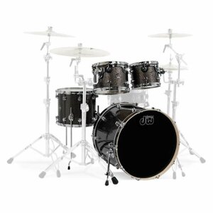 DW PERFORMANCE FINISH PLY Ударная установка 20"10"12"14" без стоек и малого, клён, серая