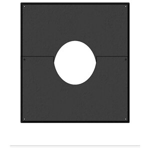 Дымоход Schiedel Permeter 25 Декоративная пластина 35-45°130/180 мм)(Черный цвет)