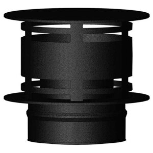 Дымоход Schiedel Permeter 25 Конус с зонтиком ( 130/180 мм)(Черный цвет)