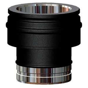 Дымоход Schiedel Permeter 25 Переходник Prima Plus - Permeter ( 150/200 мм)(Черный цвет)