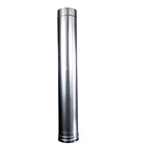 Дымоход труба 1м конструкционная сталь 0,5 мм (100 )
