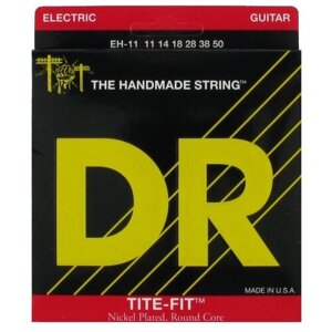 EH-11 Tite-Fit Комплект струн для электрогитары, никелированные, Heavy, 11-50, DR