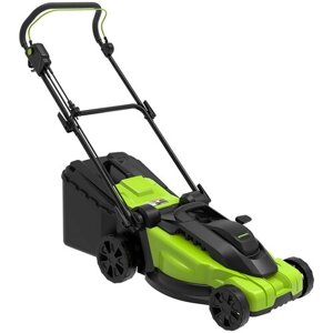 Электрическая газонокосилка Greenworks 2515707 LM2000, 2000 Вт, 43 см