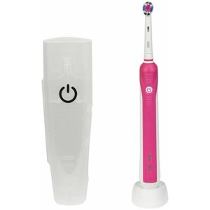 Электрическая зубная щетка Oral-B Pro 750 3D White, EU, pink
