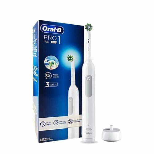 Электрическая зубная щетка Oral-B Pro1 Max 3D White