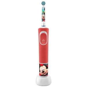 Электрическая зубная щетка Oral-B Vitality Kids Mickey "Микки" D100.413.2K (EB10S), краcный