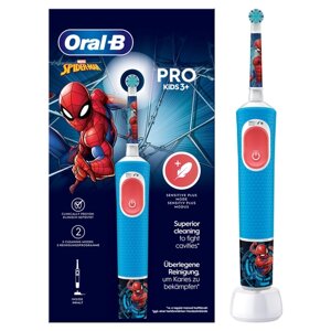Электрическая зубная щетка Oral-B Vitality Pro Kids SpiderMan (3+