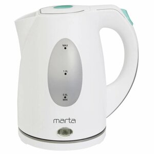 Электрический чайник MARTA MT-4638 белый/ментол