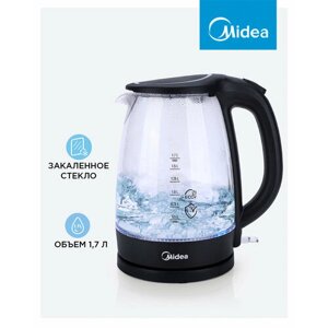 Электрический чайник Midea MK-8015, черный, 1,7 л