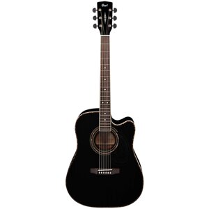 Электроакустическая гитара Cort AD880CE Black черный