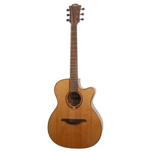 Электроакустическая гитара LAG GLA T118ACE коричневый