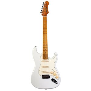 Электрогитара Stratocaster (S-S-S) с винтажным тремоло, Olimpic White, Jet