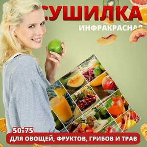 Электросушилка для овощей, фруктов, грибов "Самобранка", 75*50 см.
