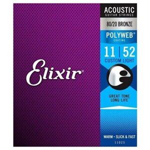 ELIXIR 11025 - Струны для акустической гитары