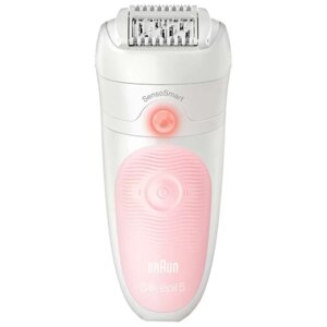 Эпилятор Braun 5-516 Silk-epil 5 Wet & Dry, розовый/белый