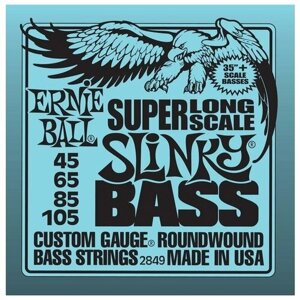 Ernie Ball 2849 струны для бас-гитары Nickel Wound Bass SLS Slinky (45-65-85-105)