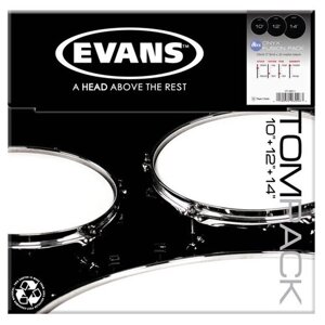 ETP-ONX2-F Onyx Coated Fusion Набор пластика для том барабана (10", 12", 14"Evans
