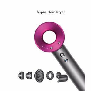 Фен для волос Super Hair Dryer, розовый