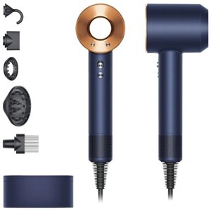 Фен Dyson Supersonic HD07 gift edition EU, Prussian Blue/Bright Copper