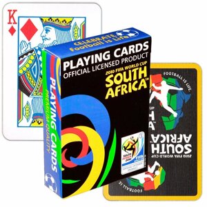FIFA 2010 South Africa, коллекционные игральные карты, черная рубашка