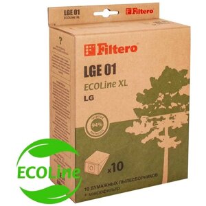 Filtero LGE 01 (10+фильтр) ECOLine XL, бумажные пылесборники 05842 Filtero