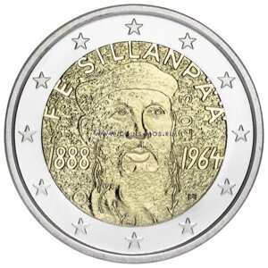 Финляндия 2 евро 2013 г Эмиль Силланпяя