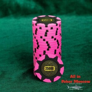 Фишки для покера - номинал 25000 - 25 фишек