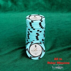 Фишки для покера - номинал 5 - 25 фишек