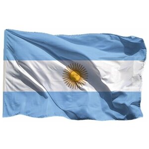 Флаг Аргентины на флажной сетке, 70х105 см - для флагштока