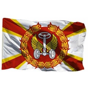 Флаг автомобильных войск РФ на сетке, 70х105 см - для уличного флагштока