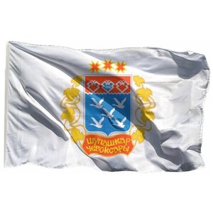 Флаг Чебоксар на флажной сетке, 70х105 см - для флагштока