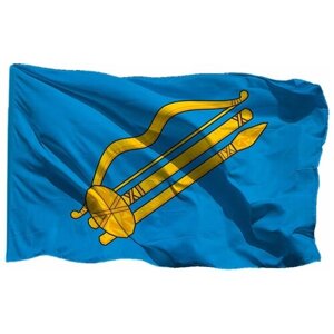 Флаг Горно-Алтайска на шёлке, 90х135 см - для ручного древка