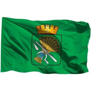 Флаг Камышлова на шёлке, 90х135 см - для ручного древка