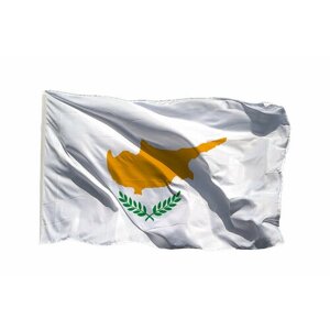 Флаг Кипра на сетке, 70х105 см - для уличного флагштока