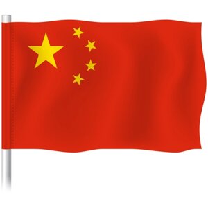 Флаг Китая / Флаг КНР Китайской народной республики / 90x135 см.