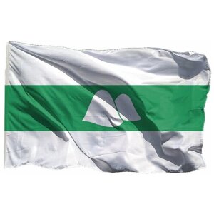 Флаг Курганской области на шёлке, 90х135 см - для ручного древка