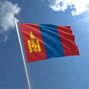 Флаг Монголии 90х135 см
