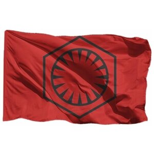 Флаг первого ордена Звездных войн на шёлке, 90х135 см - для ручного древка