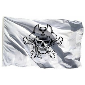 Флаг пиратов Веселый Роджер на сетке, 70х105 см для уличного флагштока