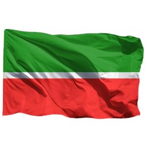 Флаг Татарстана на флажной сетке, 70х105 см - для уличного флагштока