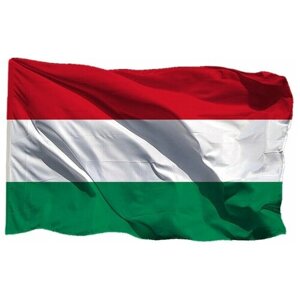 Флаг Венгрии на шёлке, 90х135 см - для ручного древка