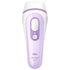 Фотоэпилятор Braun PL3000 Silk-expert IPL Pro 3, белый/фиолетовый