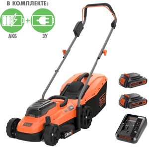 Газонокосилка аккумуляторная Black Decker 36 В 33 см АКБ (2 шт) и ЗУ в комплекте