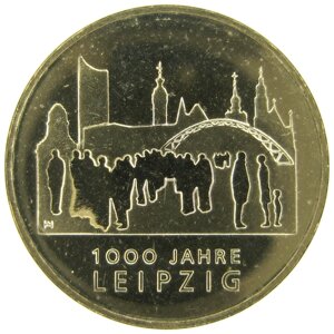 Германия 10 евро 2015 г «1000 лет Лейпцигу»