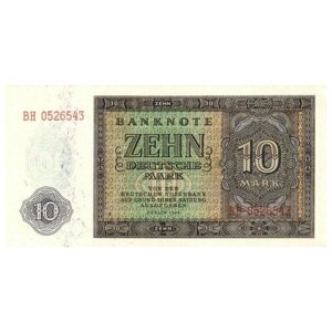 Германия (ГДР) 10 марок 1948 г. UNC